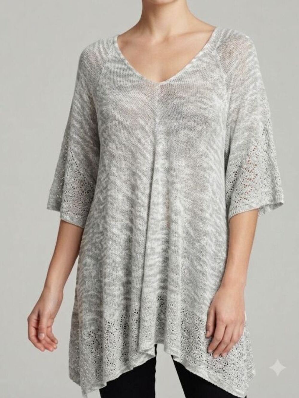 Faded Glory Light Gray Women's Blouse